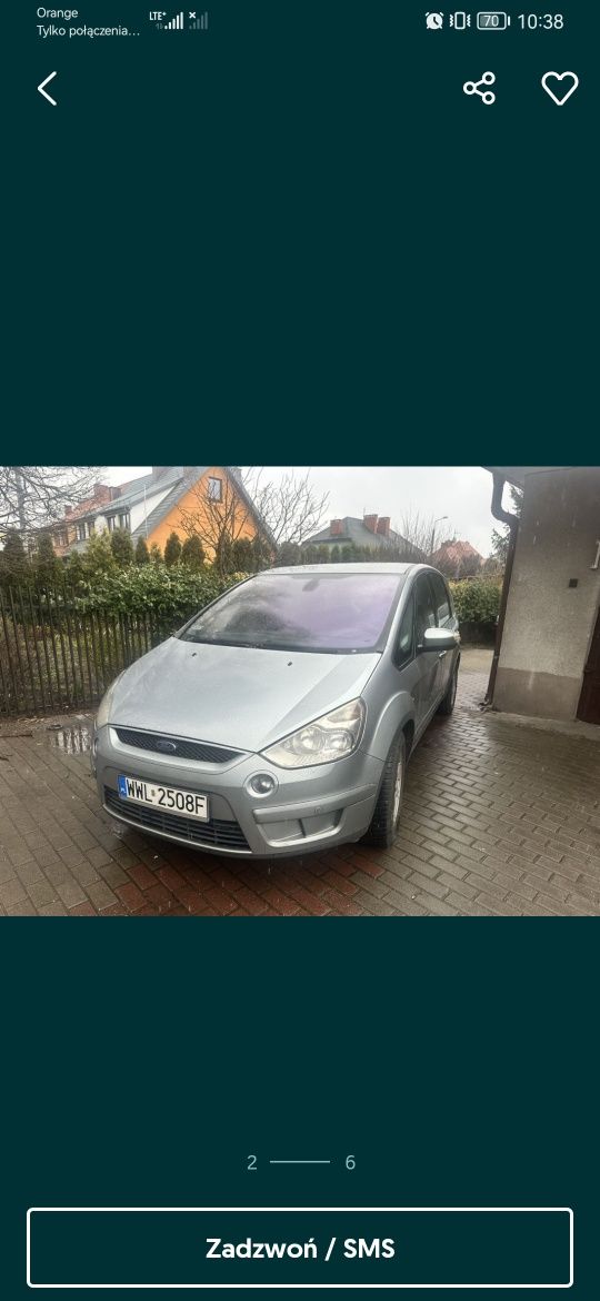 Ford S-max 2.0 140km