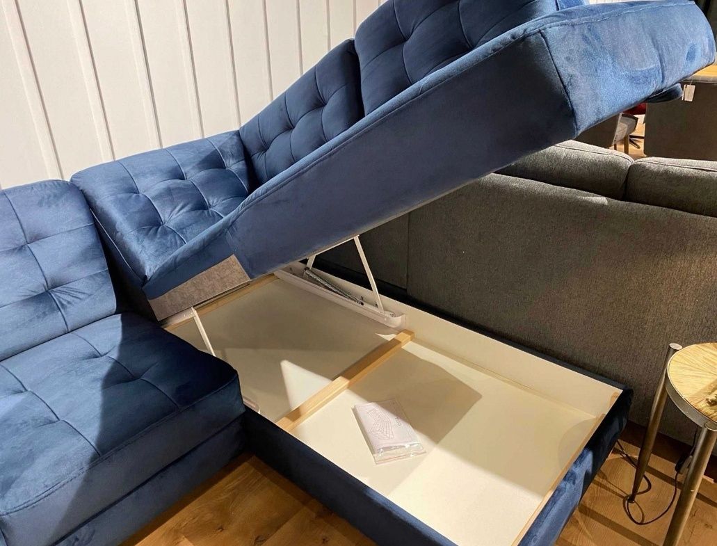 Sofa Nord z funkcja spania granat Gala Collezione w salonie 4700