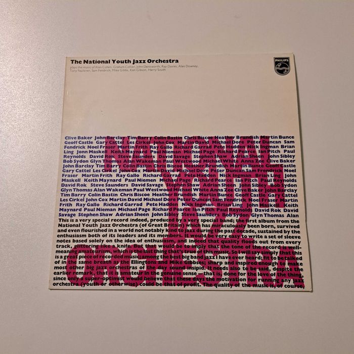 Płyta winylowa The National Youth Jazz Orchestra