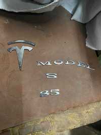 Значок и буквы на заднюю крышку багажника TESLA MODEL S