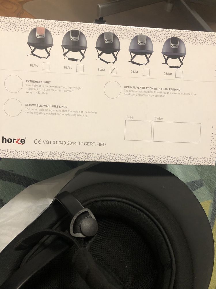 Kask jezdziecki Horze Apex Glitter rozmiar M