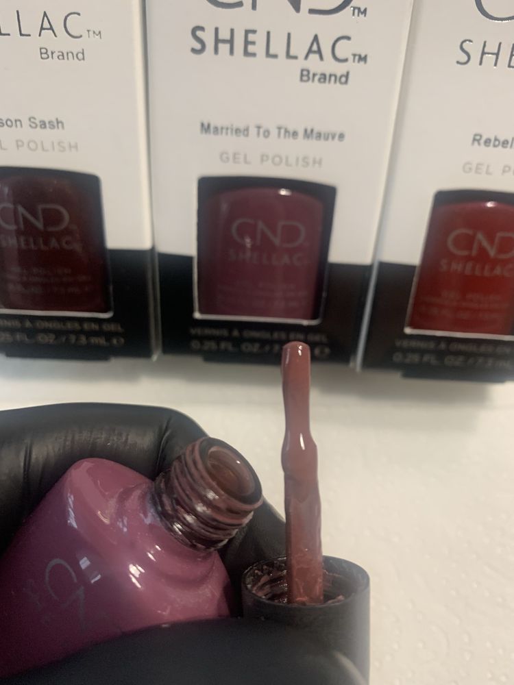 Zestaw CND Shellac lakier hybrydowy 3szt