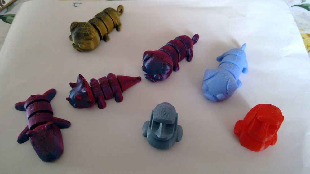 figurki , breloki z drukarki 3D