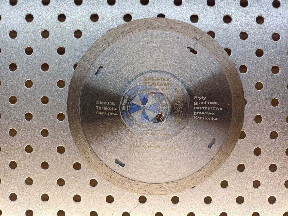 Tarcza diamentowa 125mm do gresu i ceramiki tarcza do płytek do kafli