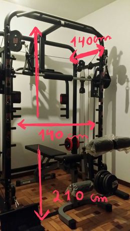 Maquina Musculação - Rack Gym - Como nova - 1300euros
