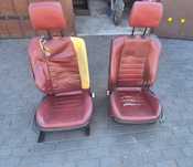 Fotel Fotele Czerwone Komplet Megane 2 Coupe Cabrio