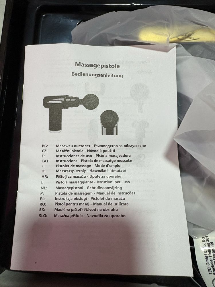 Máquina de fazer massagens