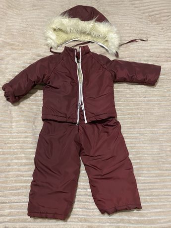Детский зимний костюм (комбинизон) куртка, штаны