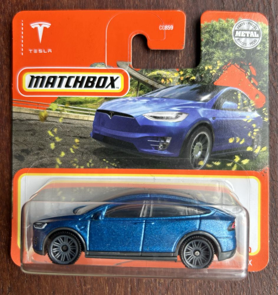 Tesla Model X Azul (Matchbox)