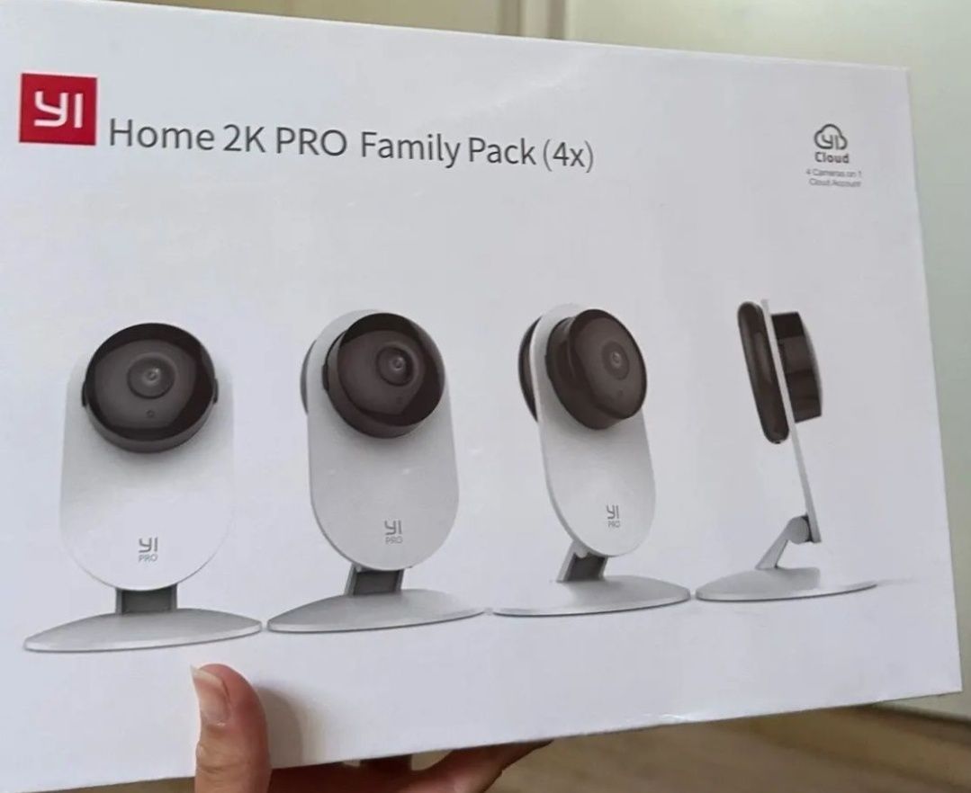 Kamera Wifi 4x YI HOME 2K Pro nowy zestaw 4kamer