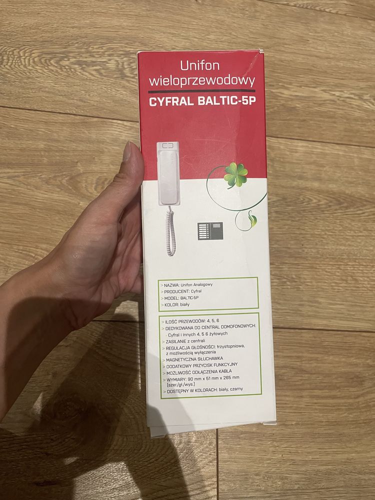 Domofon Cyfral analogowy biały