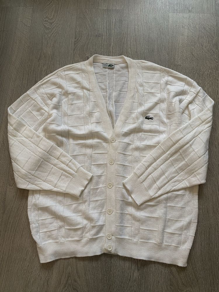 Lacoste meski cardigan z dzianiny