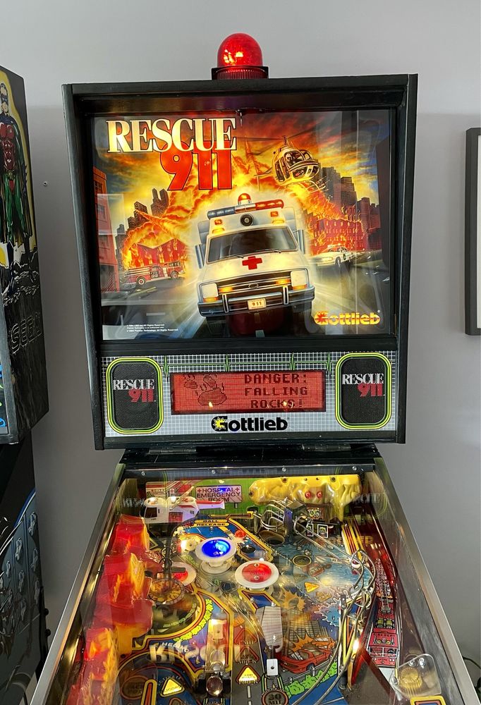 Flipper Fliper Pinball Gotlieb Rescue 911