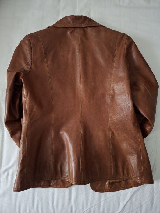 Шкірянка . Шкіряна куртка піджак  S
