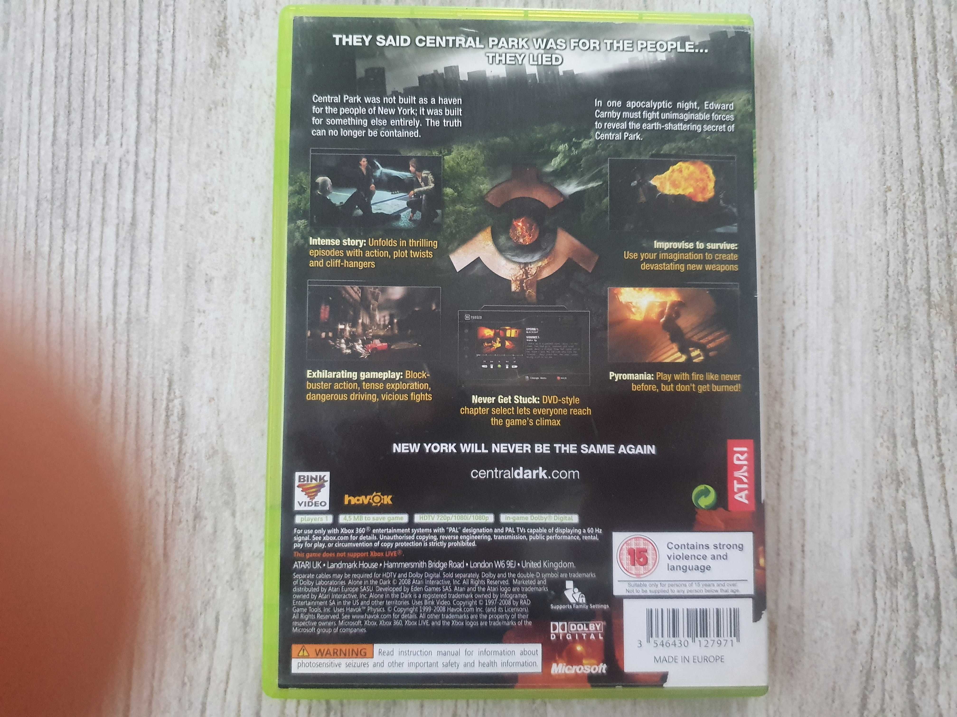 Alone in the Dark Xbox 360