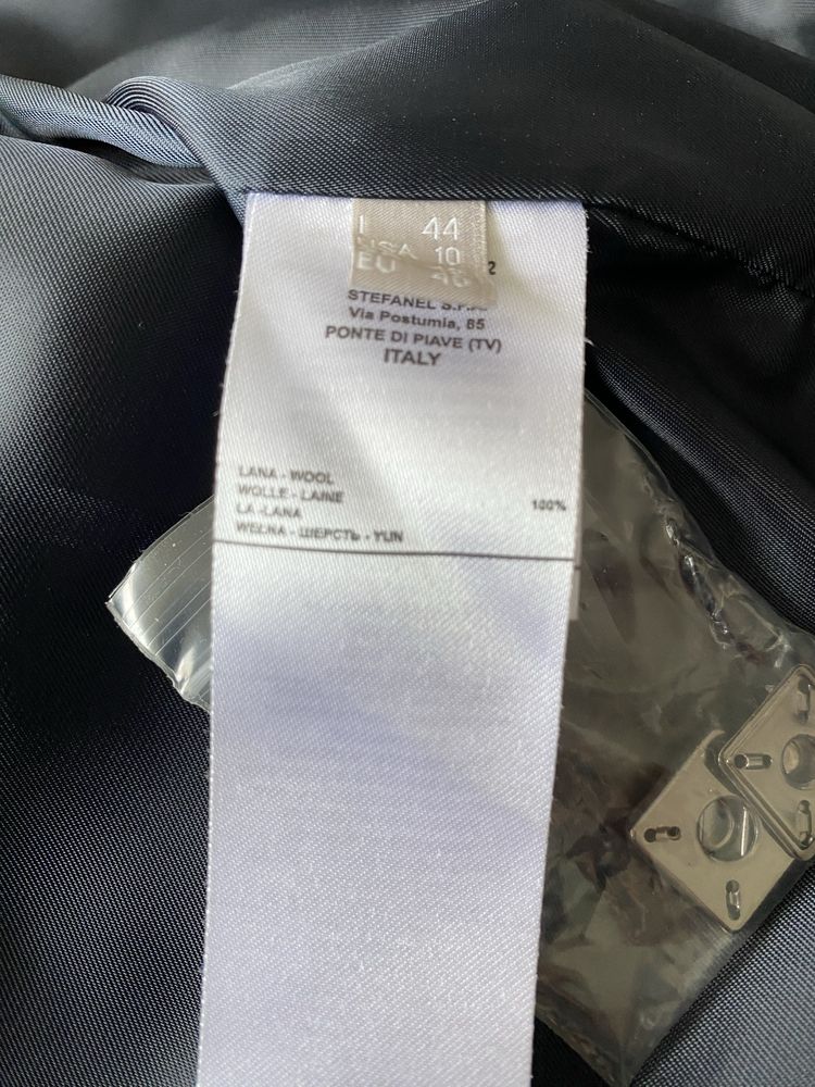 Krótki żakiet marynarka 100 % wełna roz S/M/L Stefanel