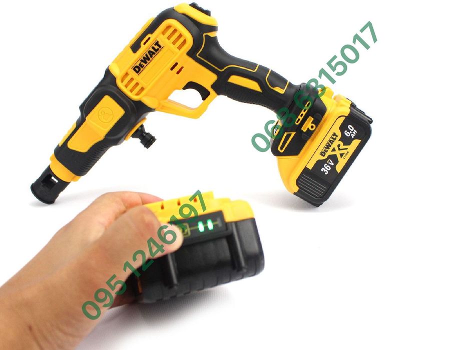 Аккумуляторная ручная мойка DeWalt DCPW550B 36V 6Ah давление 26 бар
