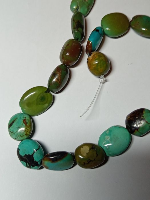 Turkus naturalny nieregularny 24szt.