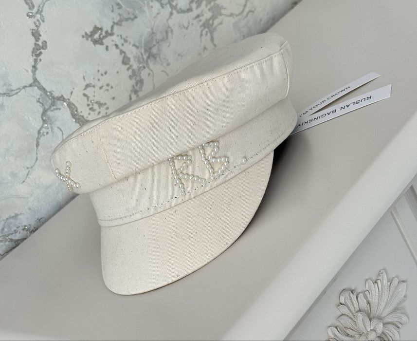 Бежевая кепка кепи Ruslan Baginskiy