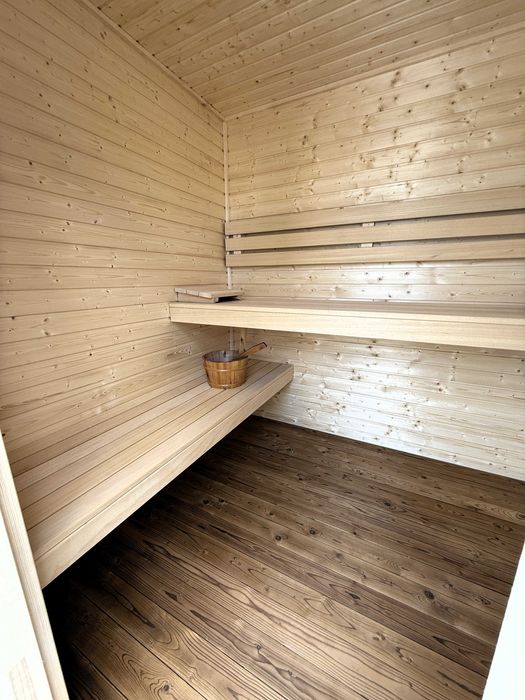 Sauna Ogrodowa Blok Slim 210 Zewnętrzna Ocieplana