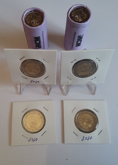 Moeda Portugal 2020 - comemorativa 2€ - 75 anos ONU