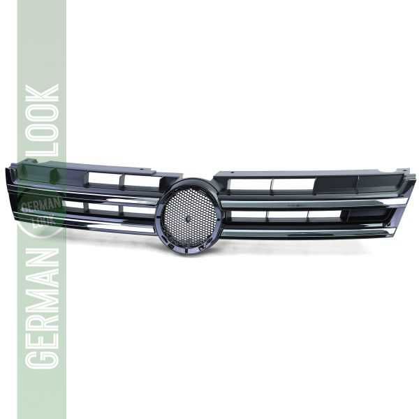 Grelha cromada preta brilhante VW Touareg 2 de 7P pré-facelift 10 a 14