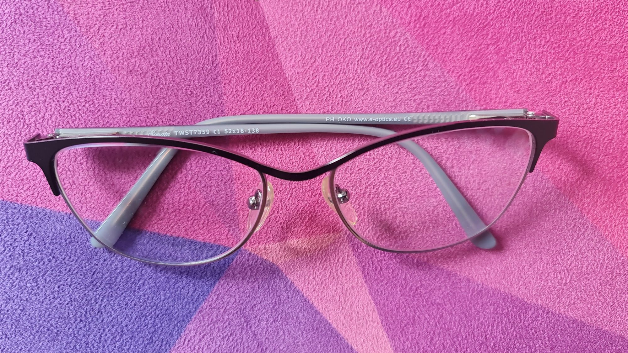 Damskie okulary zerówki do komputera