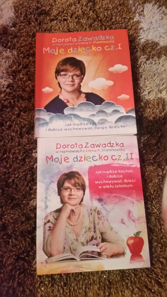 Poradniki Dorota Zawadzka Moje dziecko 2 części Jak nowe