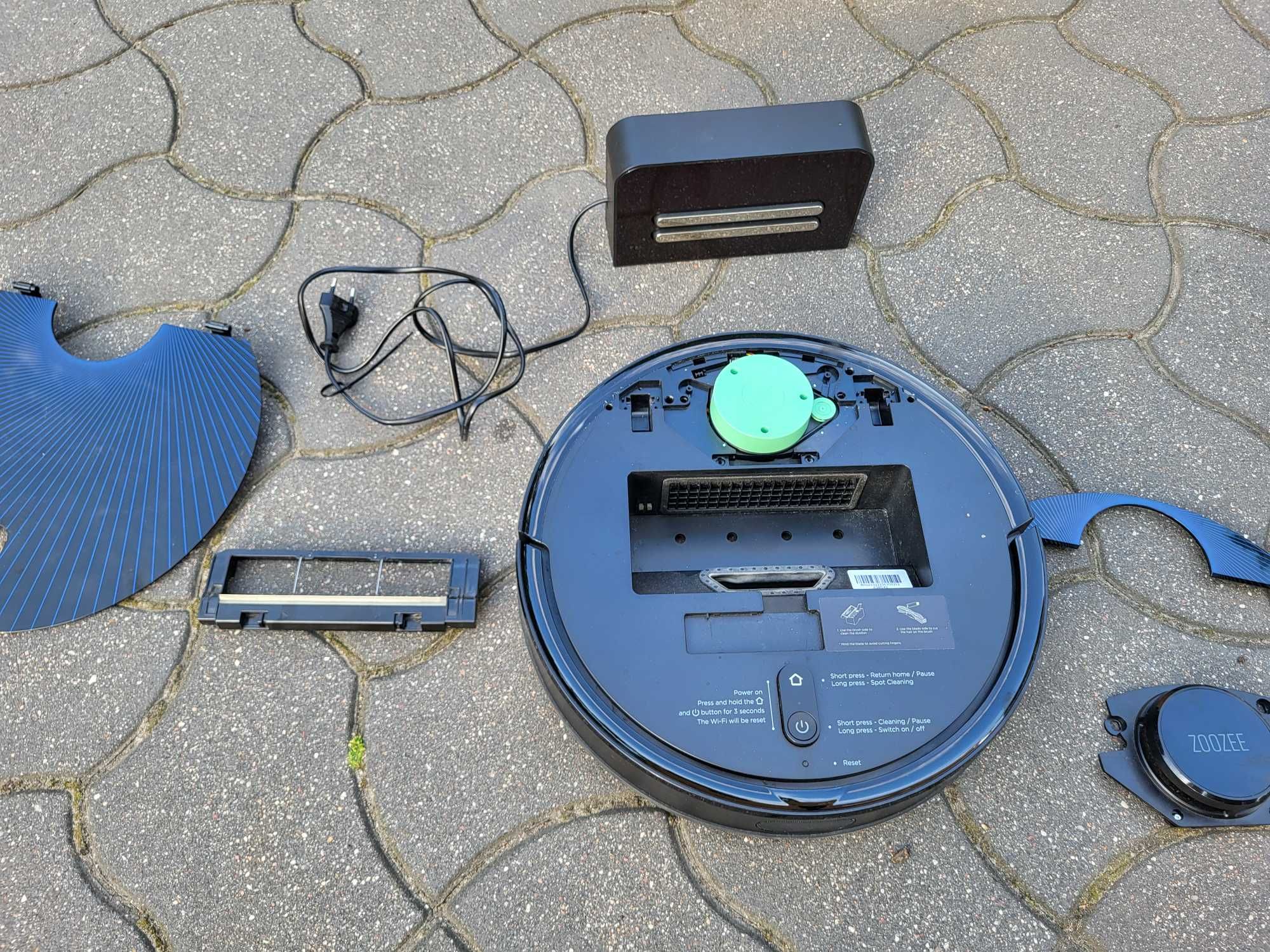 Zoozee Robot Sprzątający, Czarny, 3500 Pa mocny