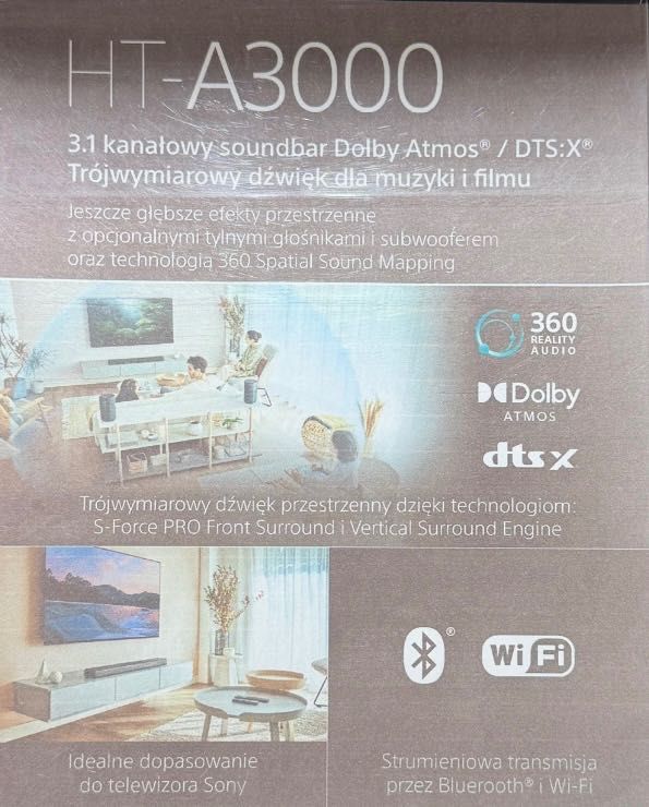 Soundbar Sony HT-A3000 Prawie nowy