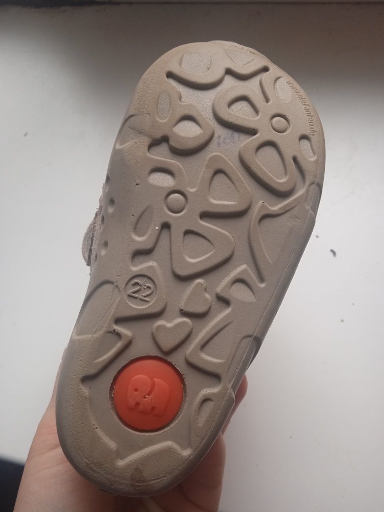 Детские ботинки демисезонные, натуральная замша, 22 размер