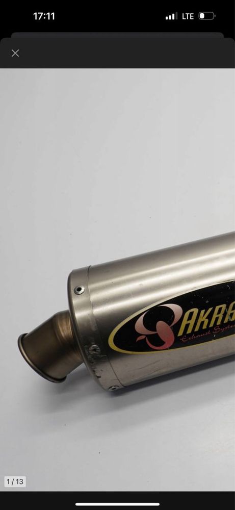 Akrapovic Honda cbr 600f4i original
