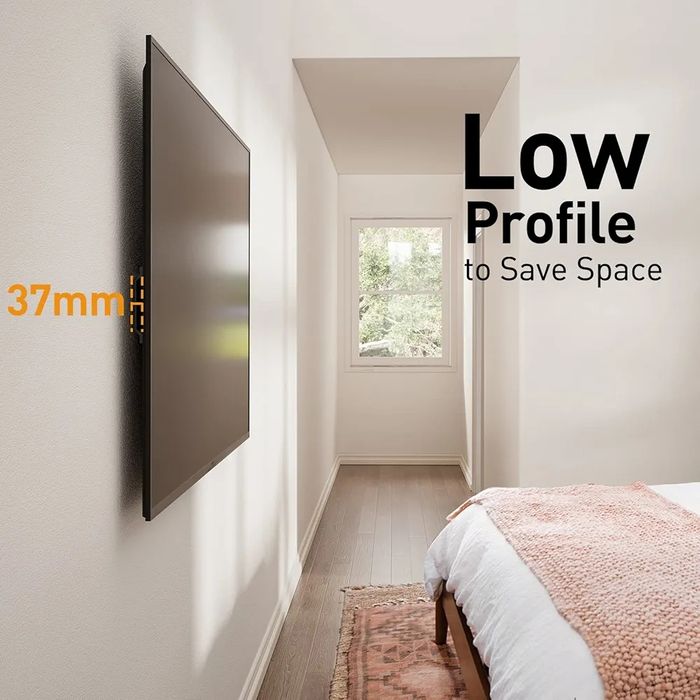 5041 Perlegear Uchwyt ścienny do  telewizorów od 37 do 82 cali do 45