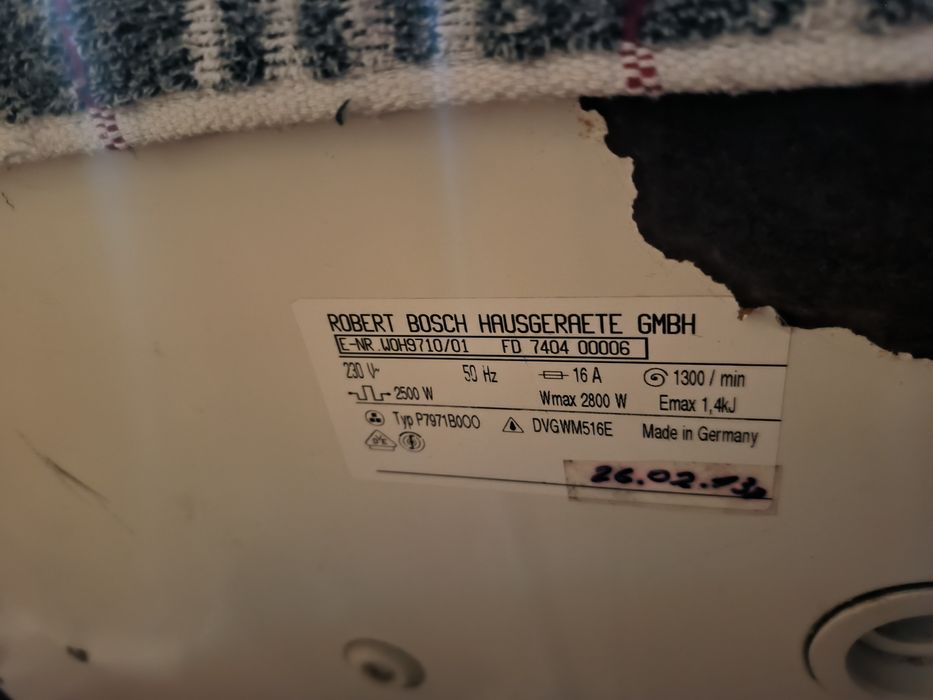 Пральна машина Bosch WOH 9710