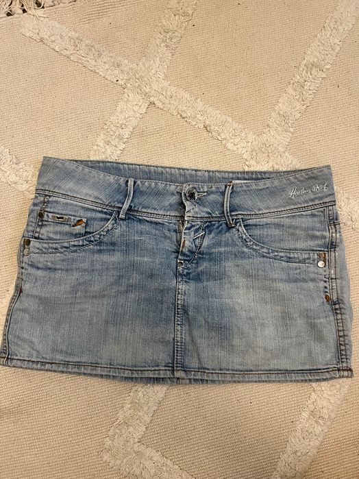 Gas mini spódniczka jeans jeansowa niebieska rozmiar 29