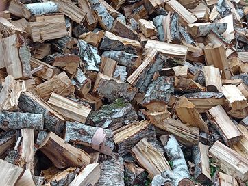 Drewno opałowe brzoza cięte i łupane gotowe