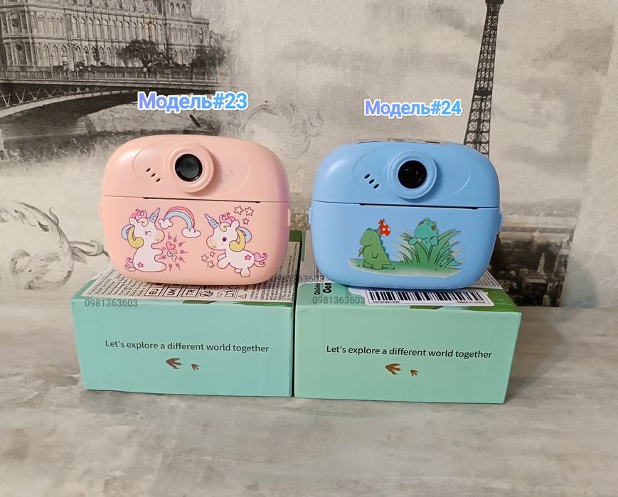 Дитячий фотоапарат дитячий фотопринтер дитяча фото камера  детская кам
