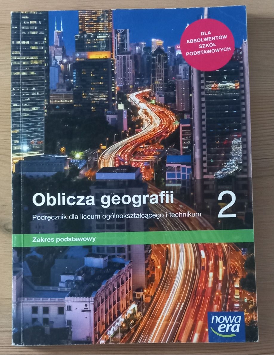 Podręczniki Geografia klasa 1, 2, 3 liceum i technikum, nowa era