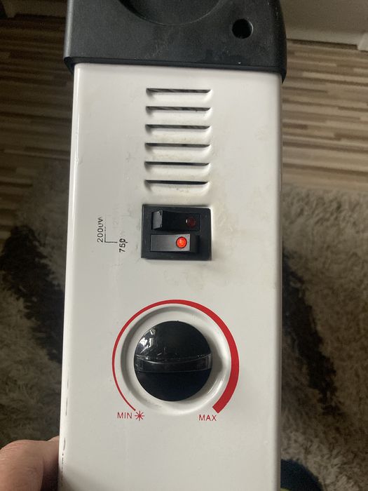 Grzejnik elektryczny z termostatem 2 biegi