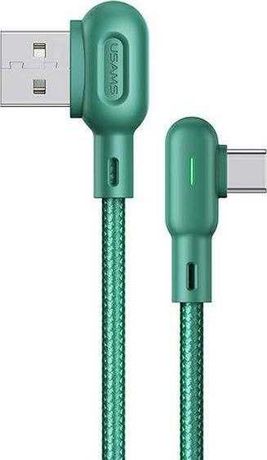 USAMS Thunderbolt - USB-C Kabel Złącze Kątowe 2A 1.2 m Nowy