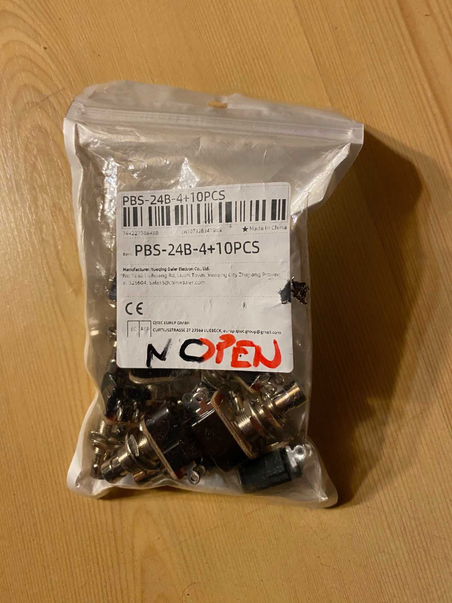 8 sztuk przełącznik nożny momentary unlatch NO bez klika footswitch