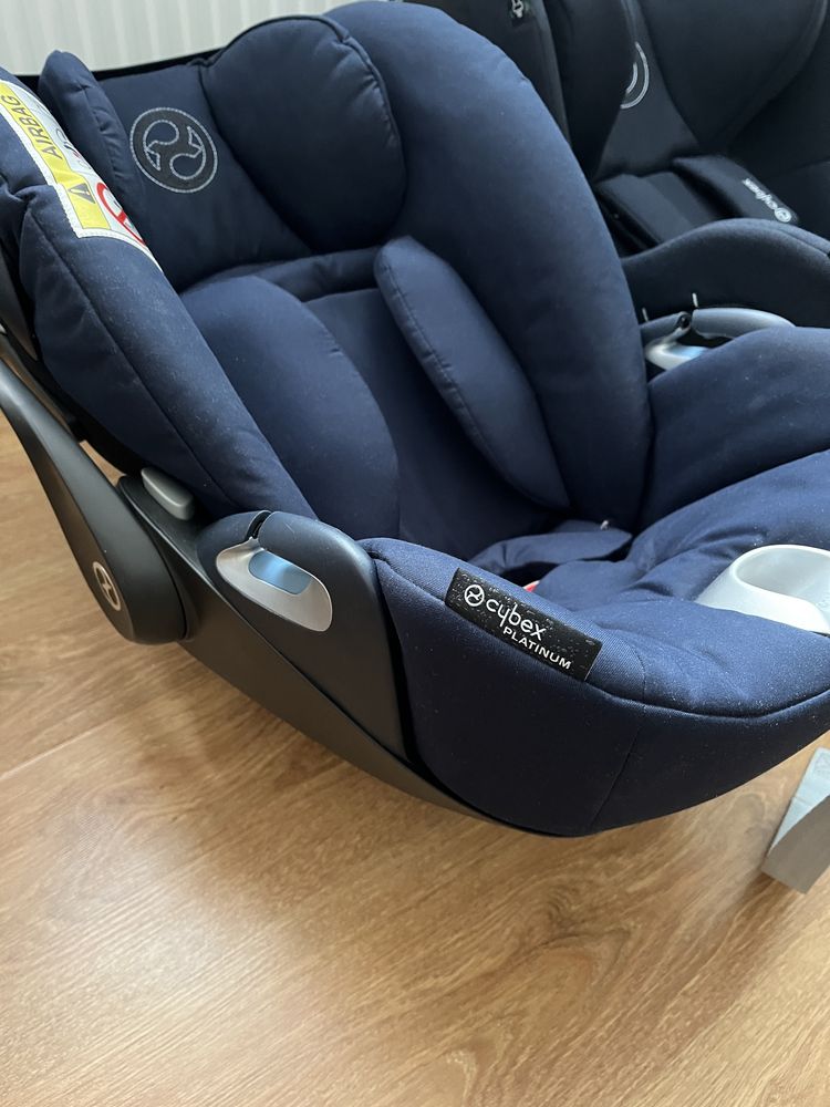 Cybex Zestaw 2 fotelików samochodowych dla dzieci: 0-2, 2-4 baza Cybex