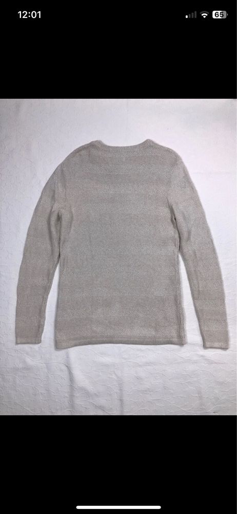 Nowy Beżowy Męski Sweter | Selected Homme | 100% Bawełna L/M