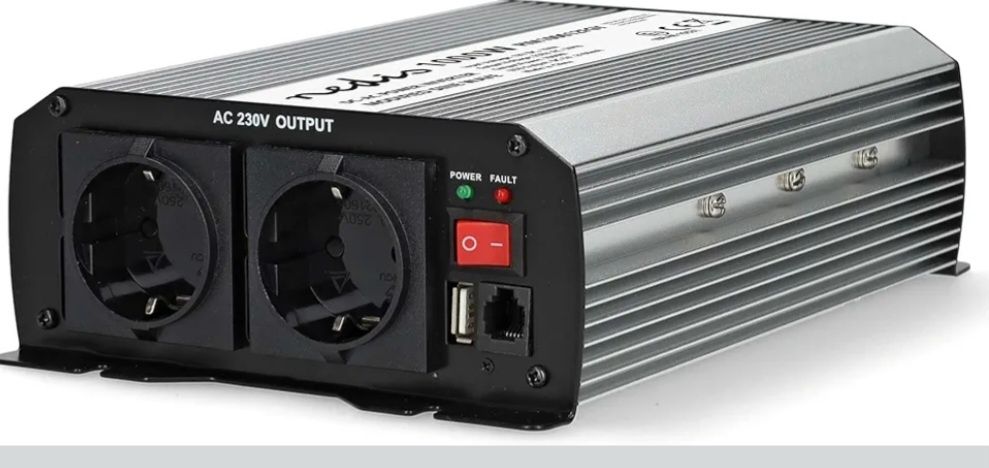 Power Inverter, falownik 1000W szczytowa 2000W.