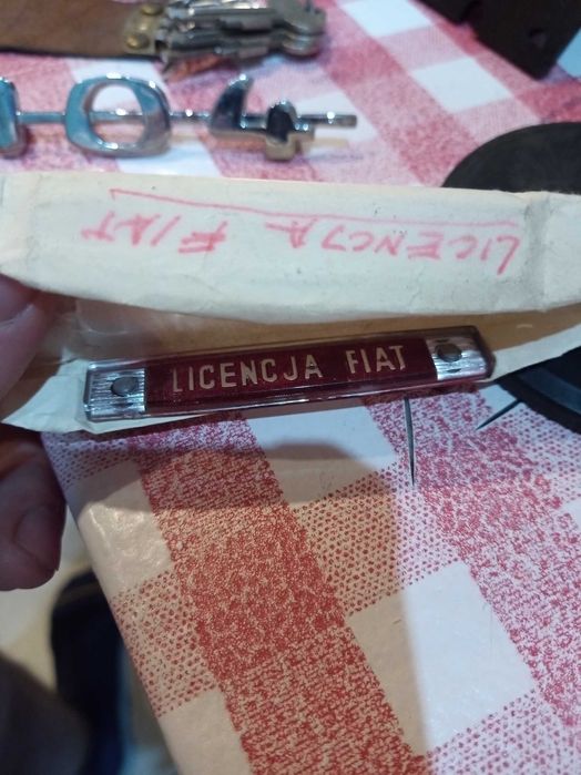 Licencja fiat znaczek emblemat