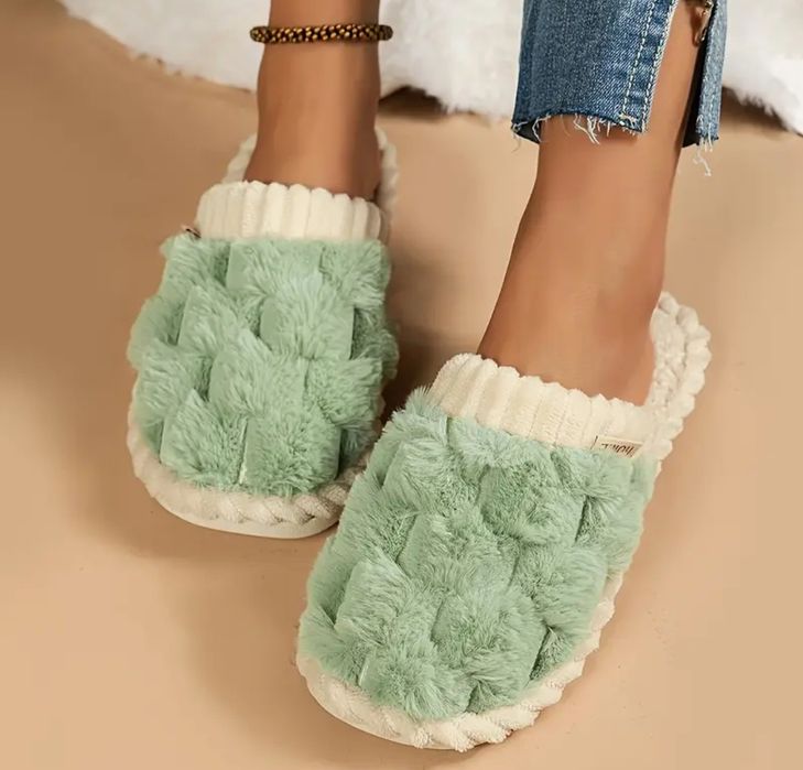 Распродажа остатков тапочки комнатные теплые женские