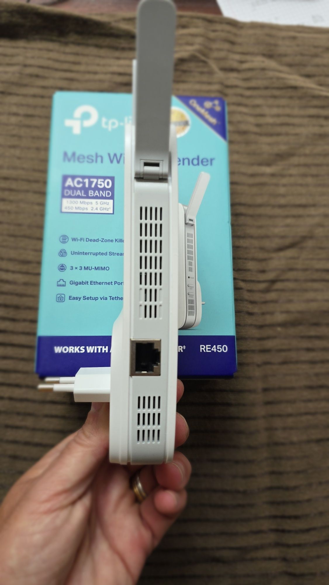 OneMesh tplink RE450 novo AC1750 internet em todo o lado