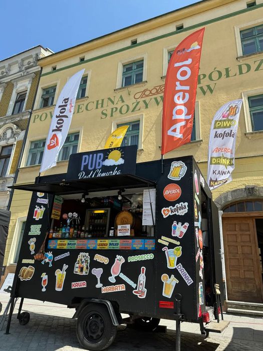 Przyczepa gastronomiczna Pub Pod Chmurką bar pub kategoria B