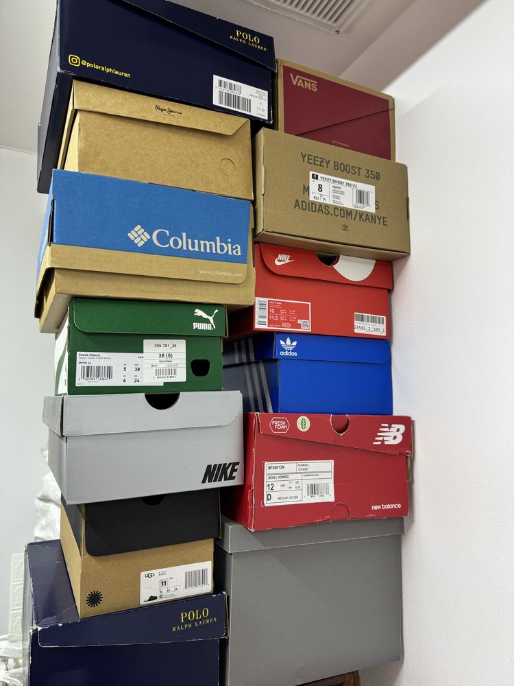 Коробки puma polo nike ugg NB lacoste hoka birkenstock armani
