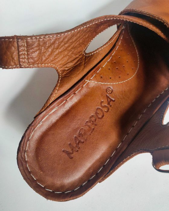 М'які шкіряні дуже зручна колодка босоніжки MARIPOSA устілка 24,5 см